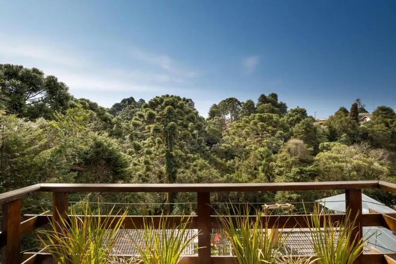 AppleHouse: vista a partir, em Campos do Jordão