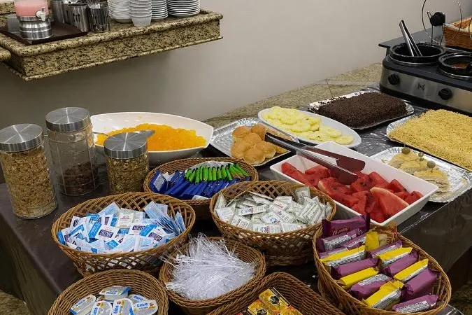 Café da manhã e refeições em Basilica Palace Hotel (Aparecida)