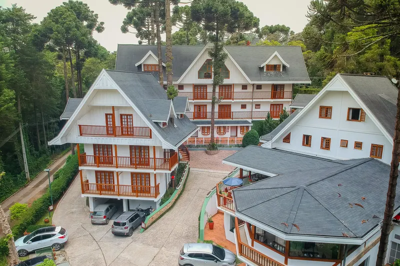 Campos dos Holandeses Pousada: fachada, em Campos do Jordão