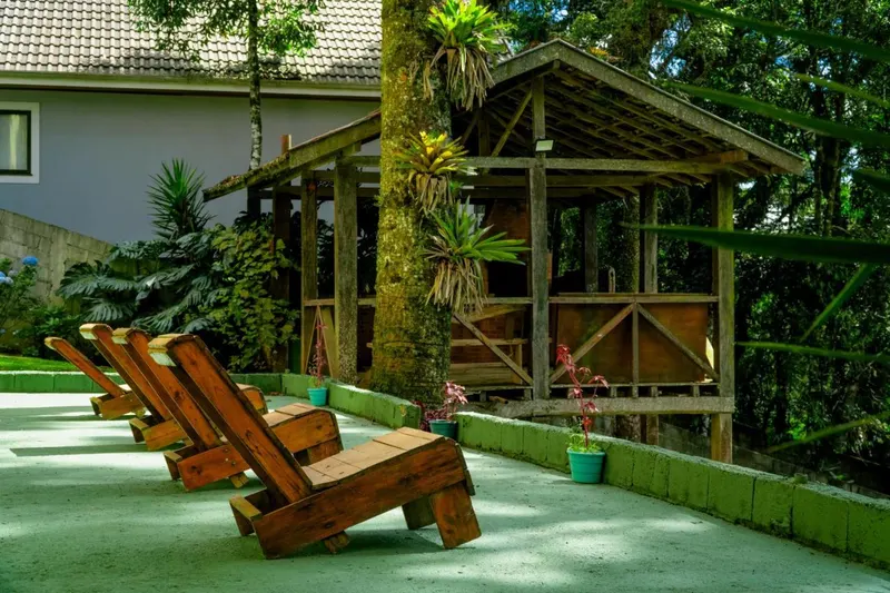 Casa de Campos Guest House: área externa, em Campos do Jordão