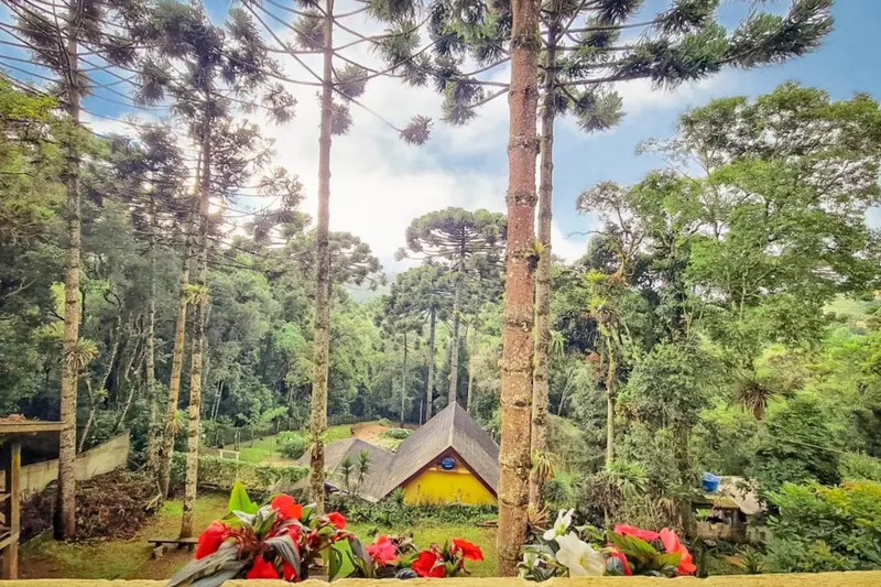Casa de Campos Guest House: vista a partir, em Campos do Jordão