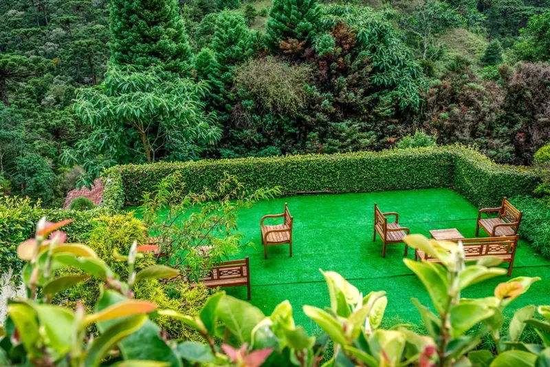 Casa de Campos Mountain House: área externa, em Campos do Jordão