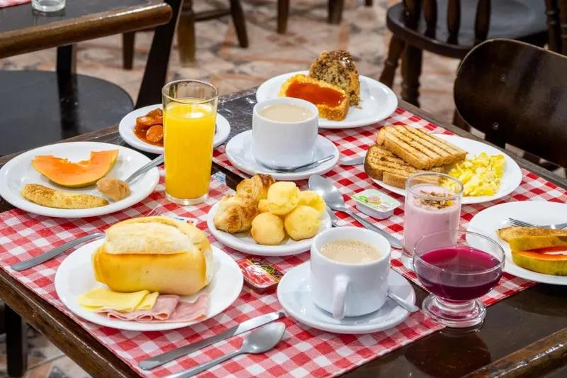 Café da manhã e refeições em Casa de Campos Mountain House (Campos do Jordão)