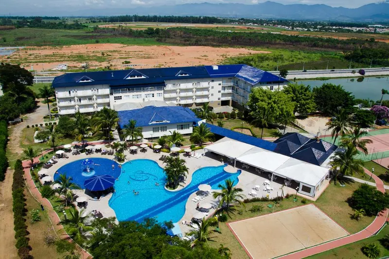 Colonial Plaza Hotel Pinda: área externa, em Pindamonhangaba