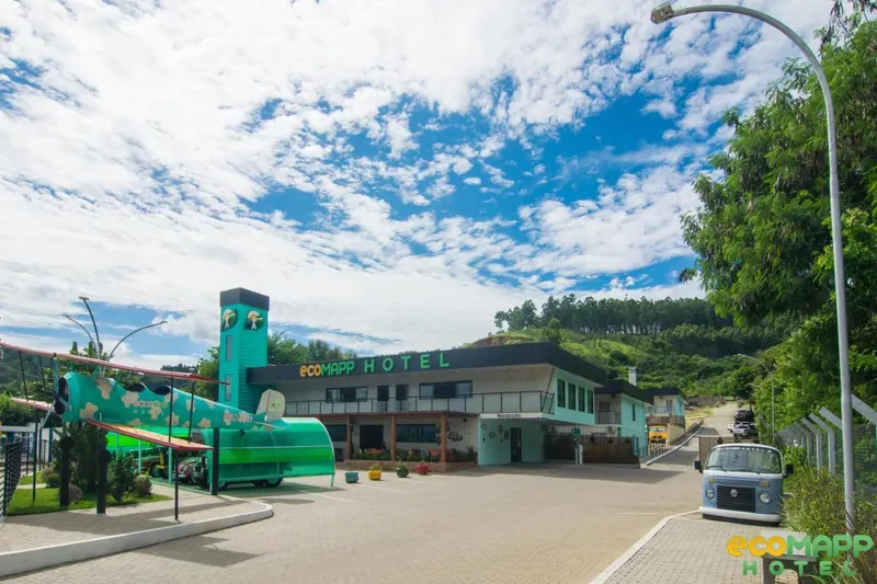 EcoMapp Hotel: fachada, em Aparecida
