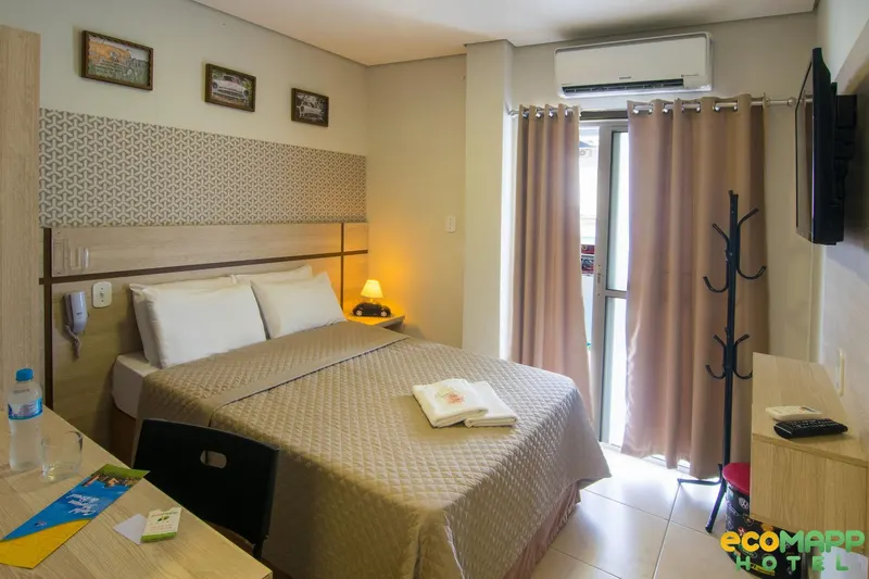 Quarto em EcoMapp Hotel (Aparecida)