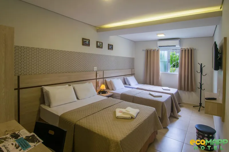 Quarto em EcoMapp Hotel (Aparecida)