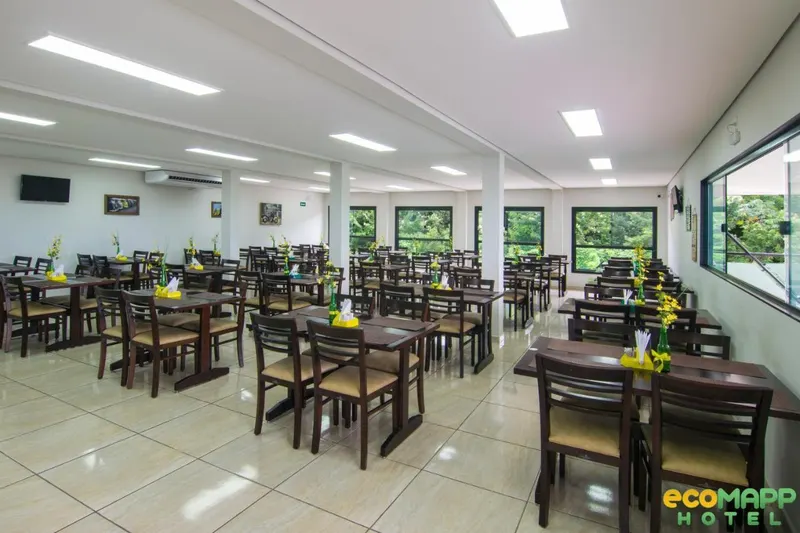 Café da manhã e refeições em EcoMapp Hotel (Aparecida)