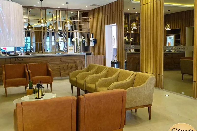 Eldorado Palace Hotel Aparecida: área comum, em Aparecida