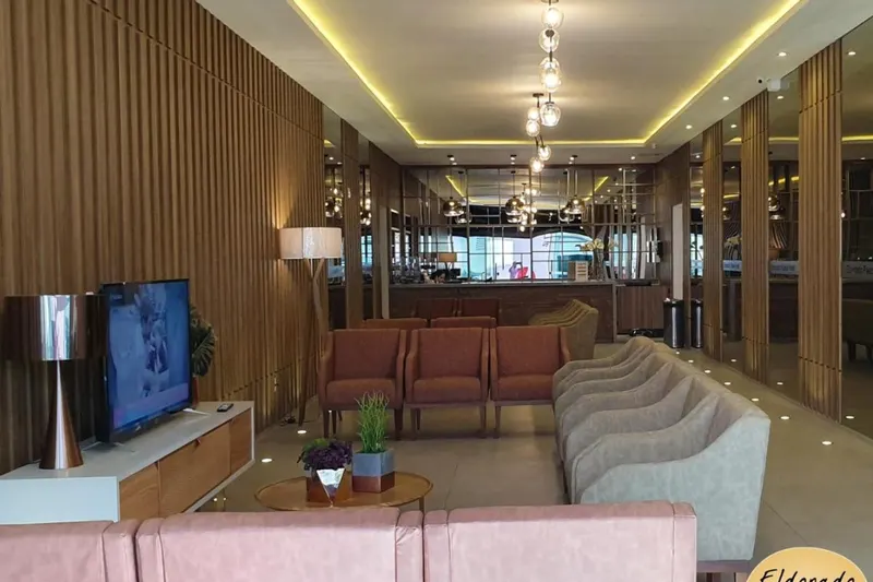 Eldorado Palace Hotel Aparecida: área comum, em Aparecida