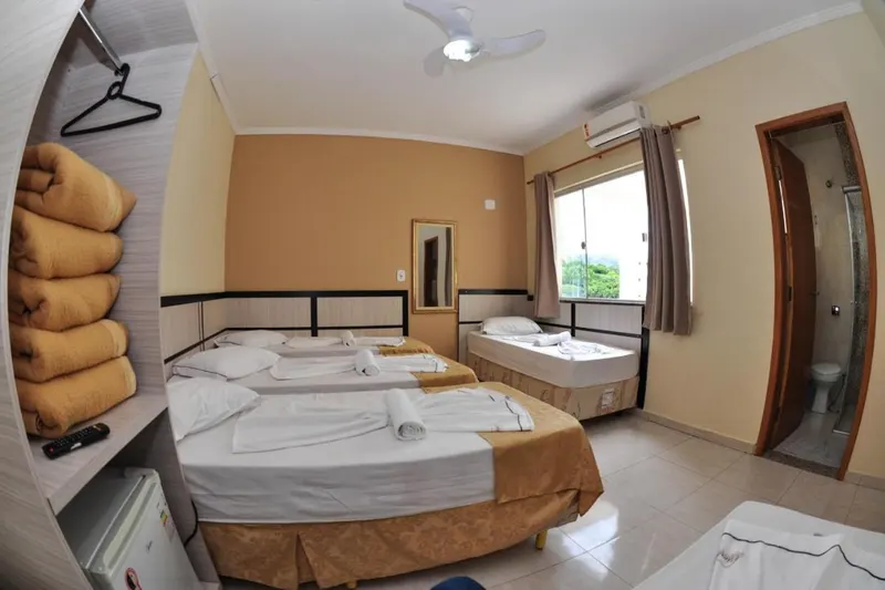 Quarto em Eldorado Palace Hotel Aparecida (Aparecida)