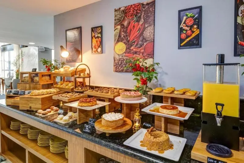 Café da manhã e refeições em Gran Paradiso Campos do Jordão By Ventura Oficial (Campos do Jordão)