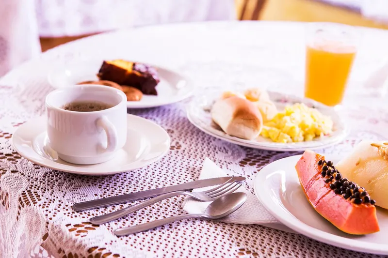 Café da manhã e refeições em Grand Residences Pousadas (Campos do Jordão)