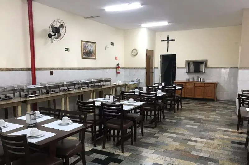 Hotel Benfica: área comum, em Aparecida