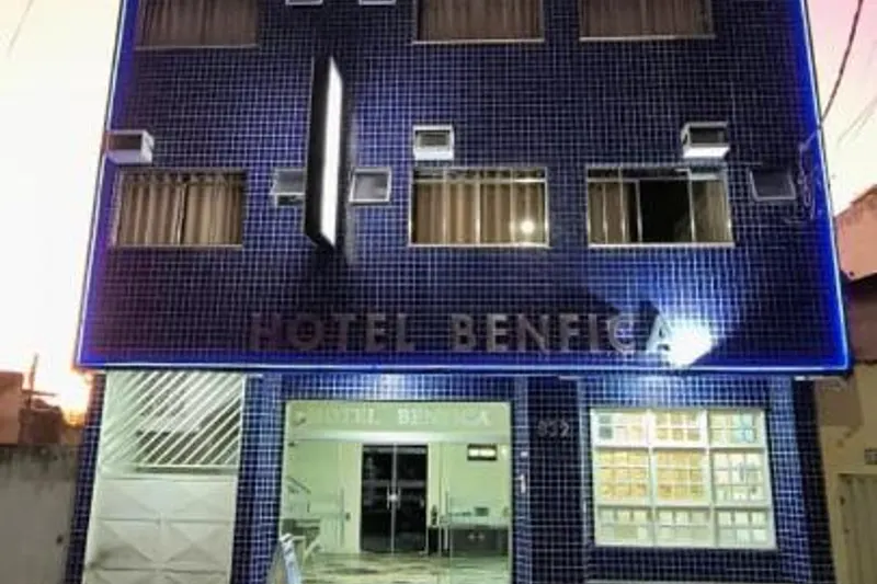 Hotel Benfica: fachada, em Aparecida