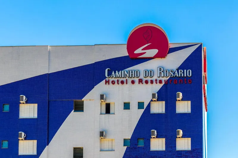 Hotel Caminho do Rosario: fachada, em Aparecida
