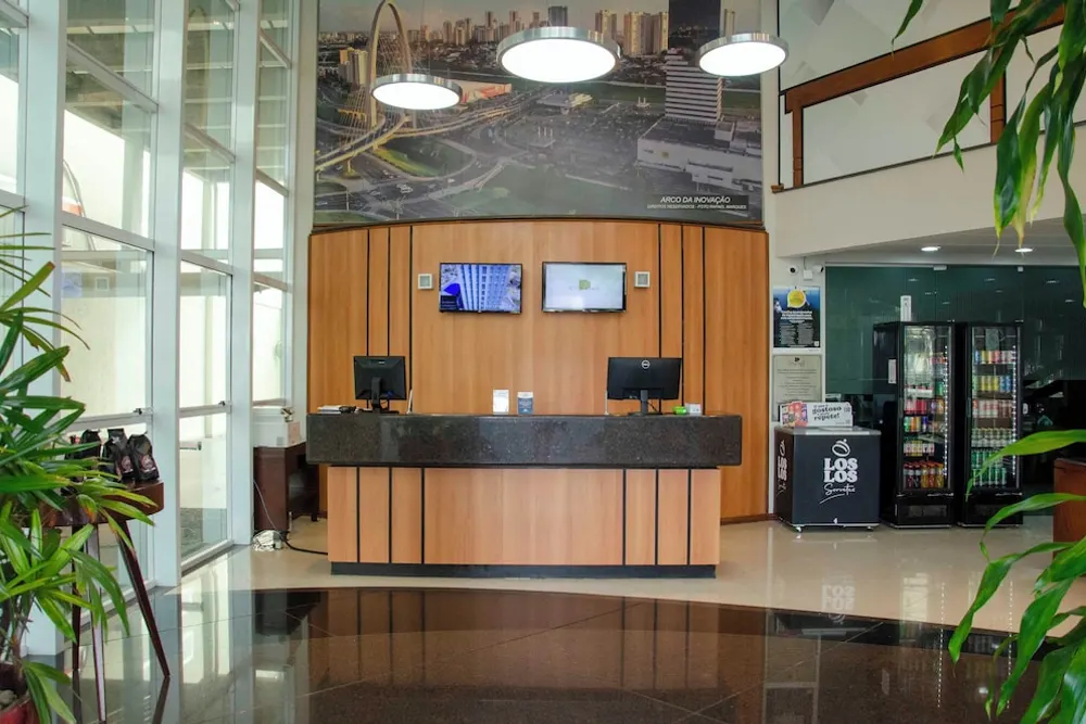 Hotel City Hall: área comum, em São José dos Campos