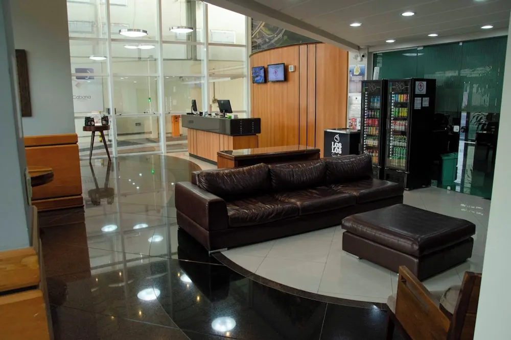 Hotel City Hall: área comum, em São José dos Campos