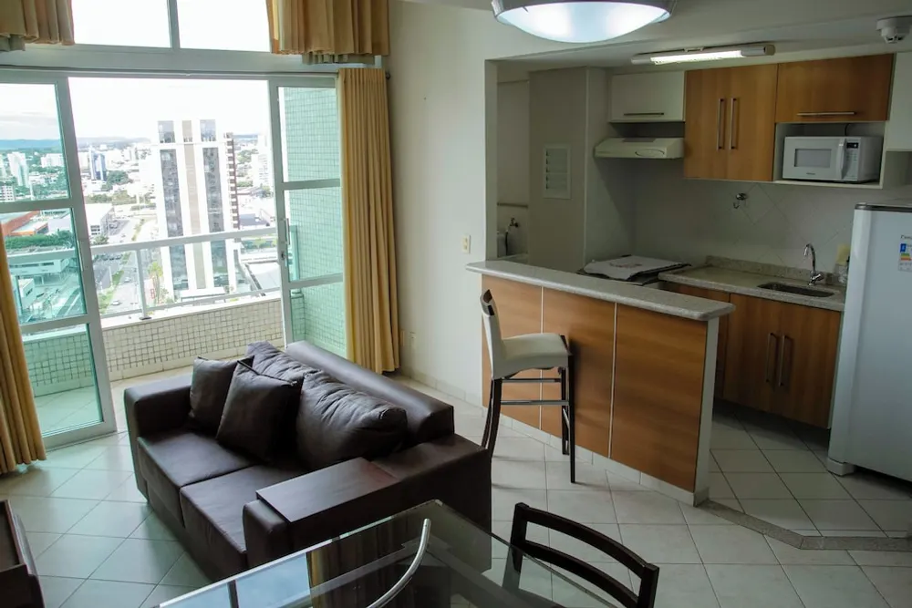 Hotel City Hall: área comum, em São José dos Campos
