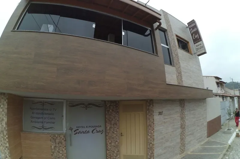 Hotel e Pousada Santa Cruz: fachada, em Aparecida