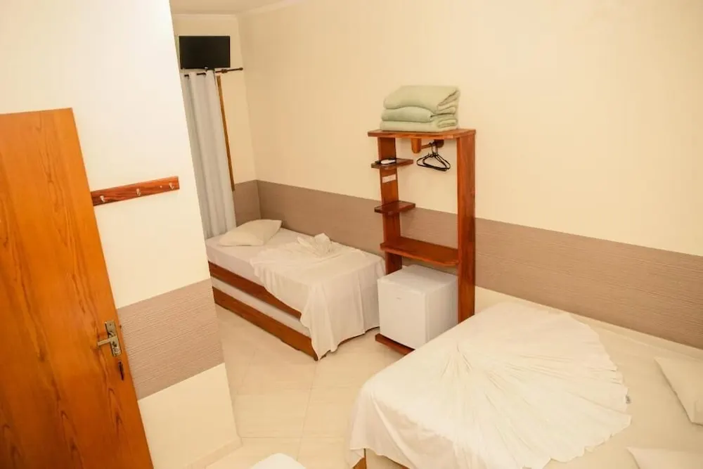Hotel e Pousada Santa Cruz: quarto, em Aparecida