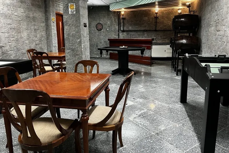 Hotel Ema Palace: área comum, em São José dos Campos