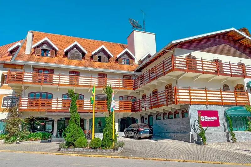 Hotel Euro Suíte Campos do Jordão: fachada, em Campos do Jordão