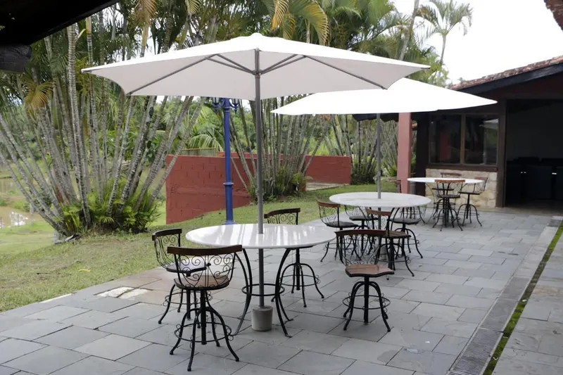 Hotel Fazenda Sete Lagos: área externa, em Aparecida