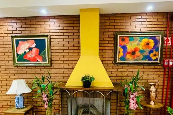 Hotel Garnier: área comum, em Campos do Jordão