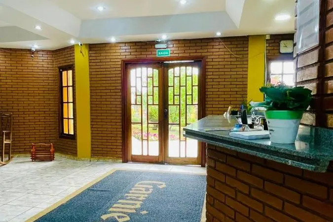 Hotel Garnier: área comum, em Campos do Jordão