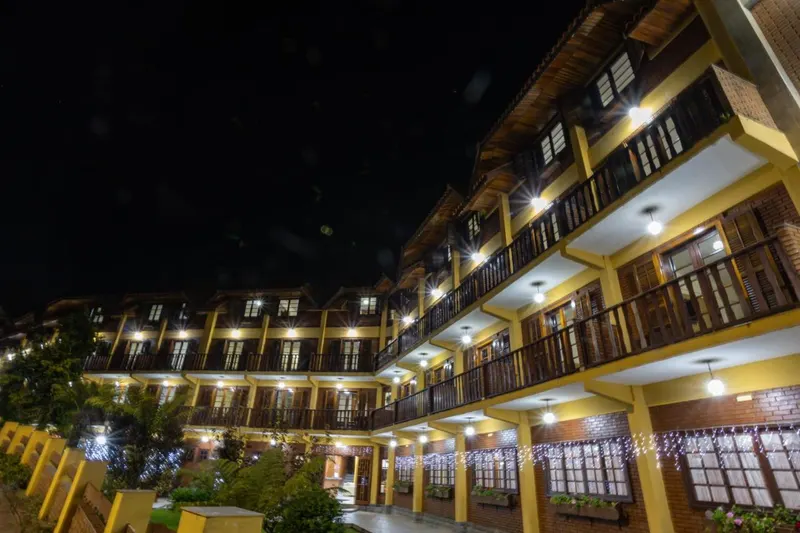 Hotel Garnier: fachada, em Campos do Jordão