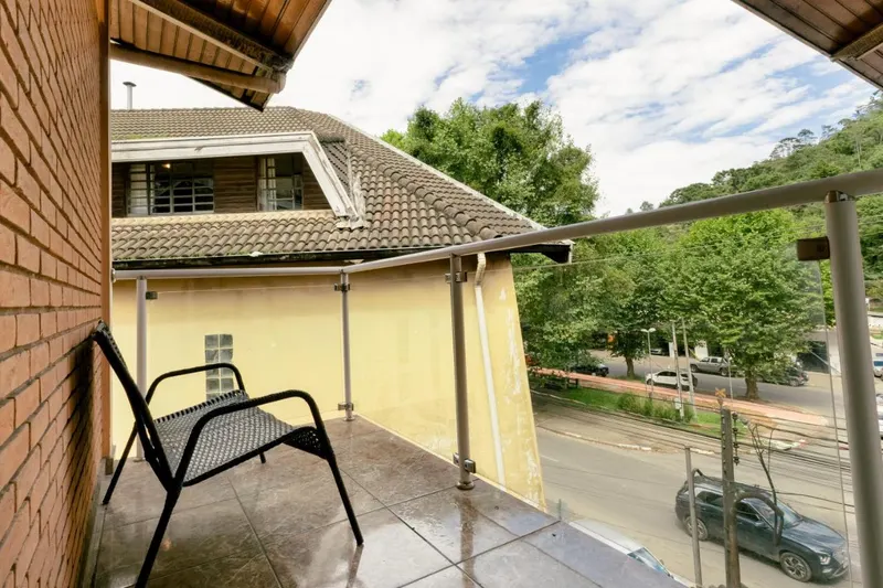 Hotel Geneve: área externa, em Campos do Jordão
