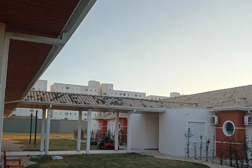 Hotel Gran Carlo: área externa, em Taubaté