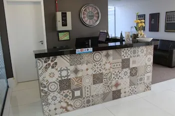 Hotel Majore: área comum, em Pindamonhangaba