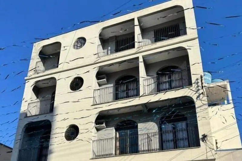 Hotel Mao De Fatima: fachada, em Aparecida