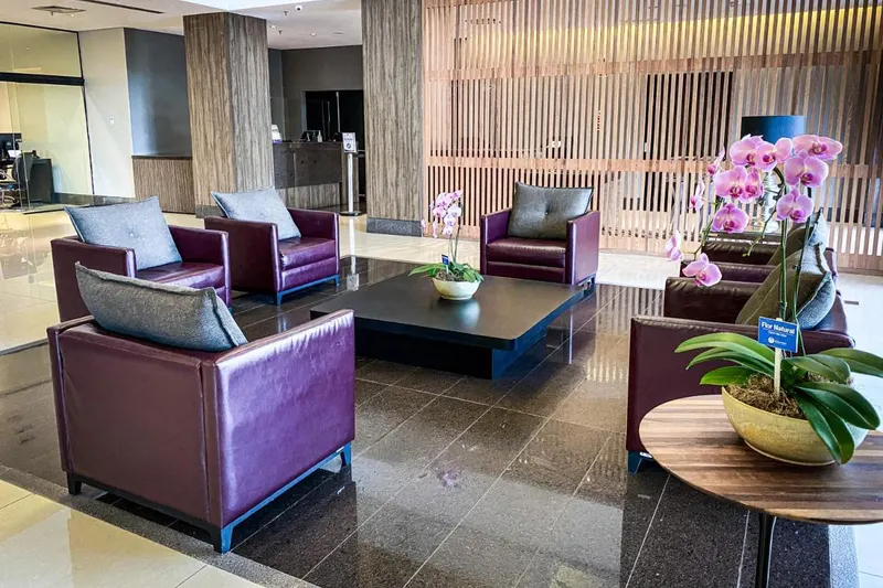 Hotel Rainha do Brasil: área comum, em Aparecida