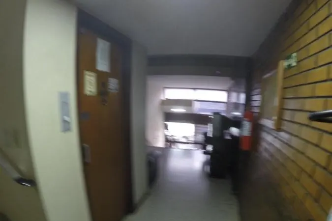 Hotel São Nicolau: área comum, em Taubaté