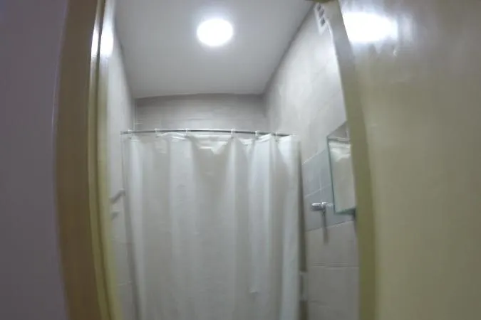 Banheiro em Hotel São Nicolau (Taubaté)