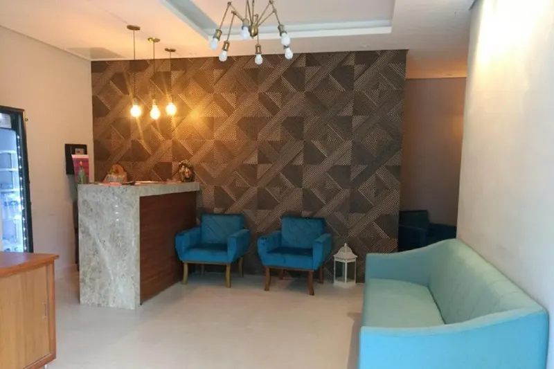 Hotel Umuarama: área comum, em Aparecida