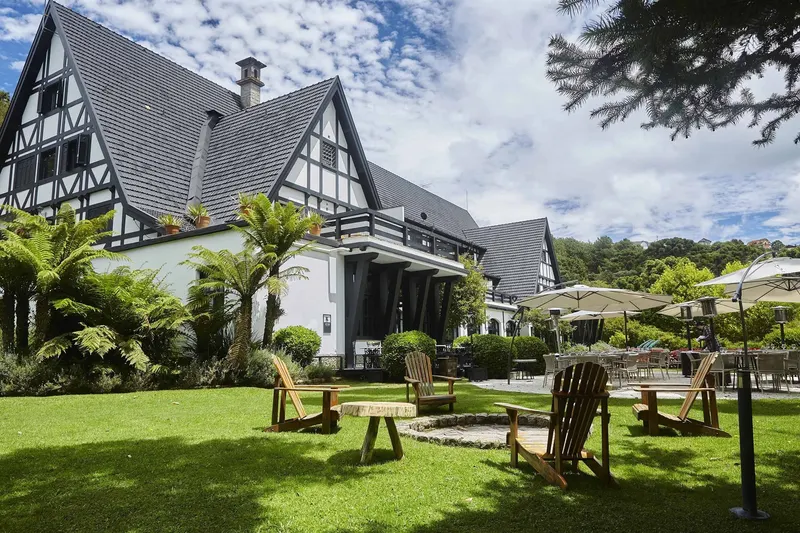 Ort Hotel: fachada, em Campos do Jordão