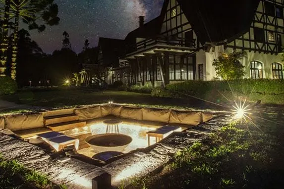 Ort Hotel: área externa, em Campos do Jordão
