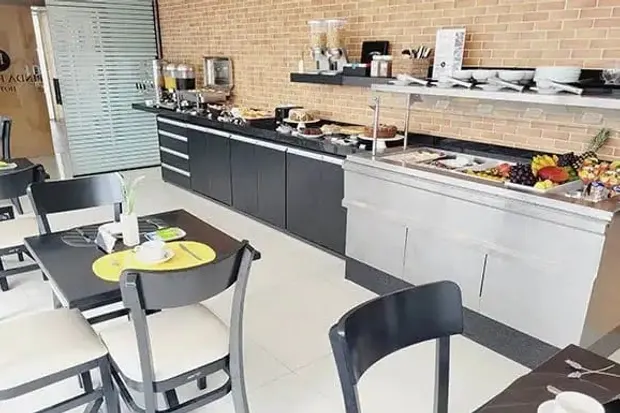 Café da manhã e refeições em Pinda Palace Hotel (Pindamonhangaba)