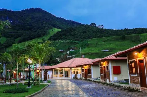 Pousada Aldeia Manacas: fachada, em São Bento do Sapucaí