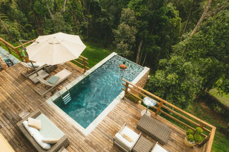 Pousada Alto da Boa Vista: piscina, em Campos do Jordão