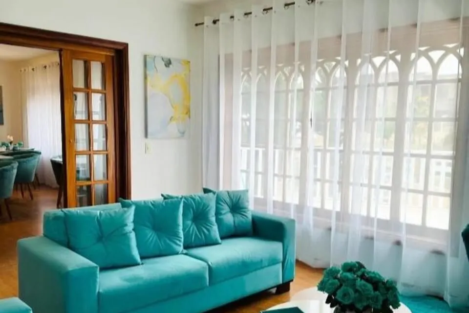 Pousada Blue Village: área comum, em Campos do Jordão