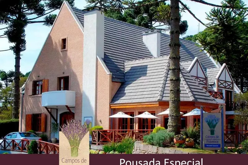 Pousada Campos De Provence: fachada, em Campos do Jordão