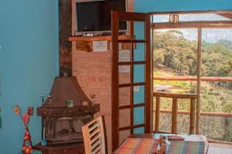 Pousada Canto Dos Pássaros: área comum, em Santo Antônio do Pinhal