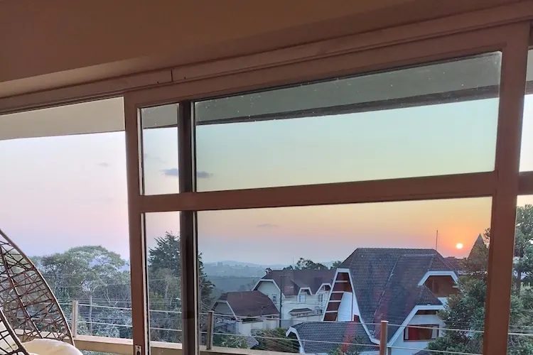 Pousada Casa Redonda: vista a partir, em Campos do Jordão