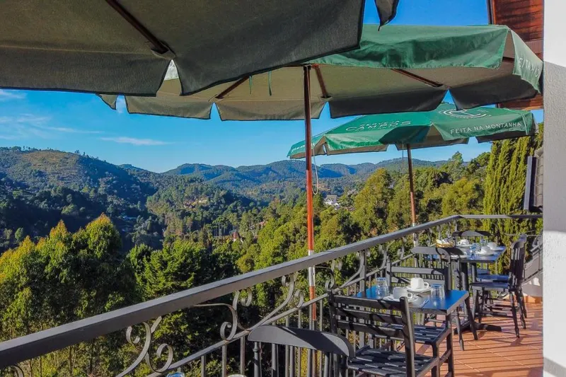 Pousada Constellation Lodge: vista a partir, em Campos do Jordão
