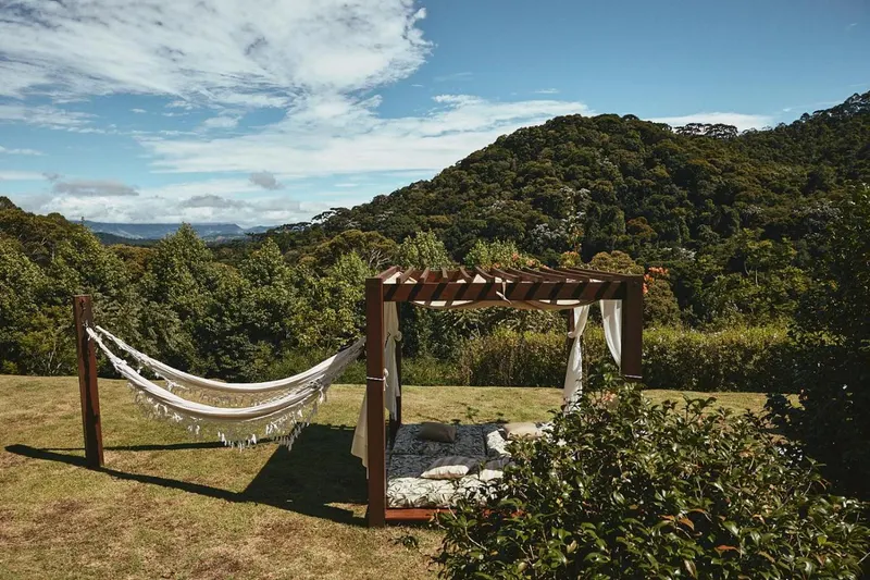 Pousada do Cedro: vista a partir, em Santo Antônio do Pinhal